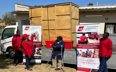 AGS Zambia: Repurposing moving boxes to assist children with disabilities